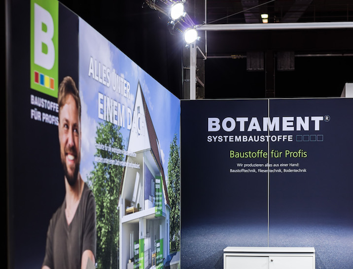 Teaser Konzept und Messebau für Botament